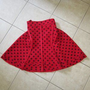 Heart PolkaDot Panel Skirt
